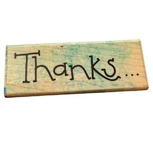 JRL Design Co Thanks .... Rubber Stamp